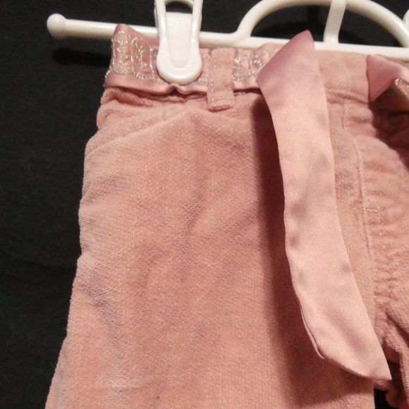 OLD NAVY | 18-24 months | Pants with Front Silver and Ribbon Waistband Design - Picture 3 of 11